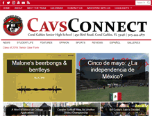 Tablet Screenshot of cavsconnect.com